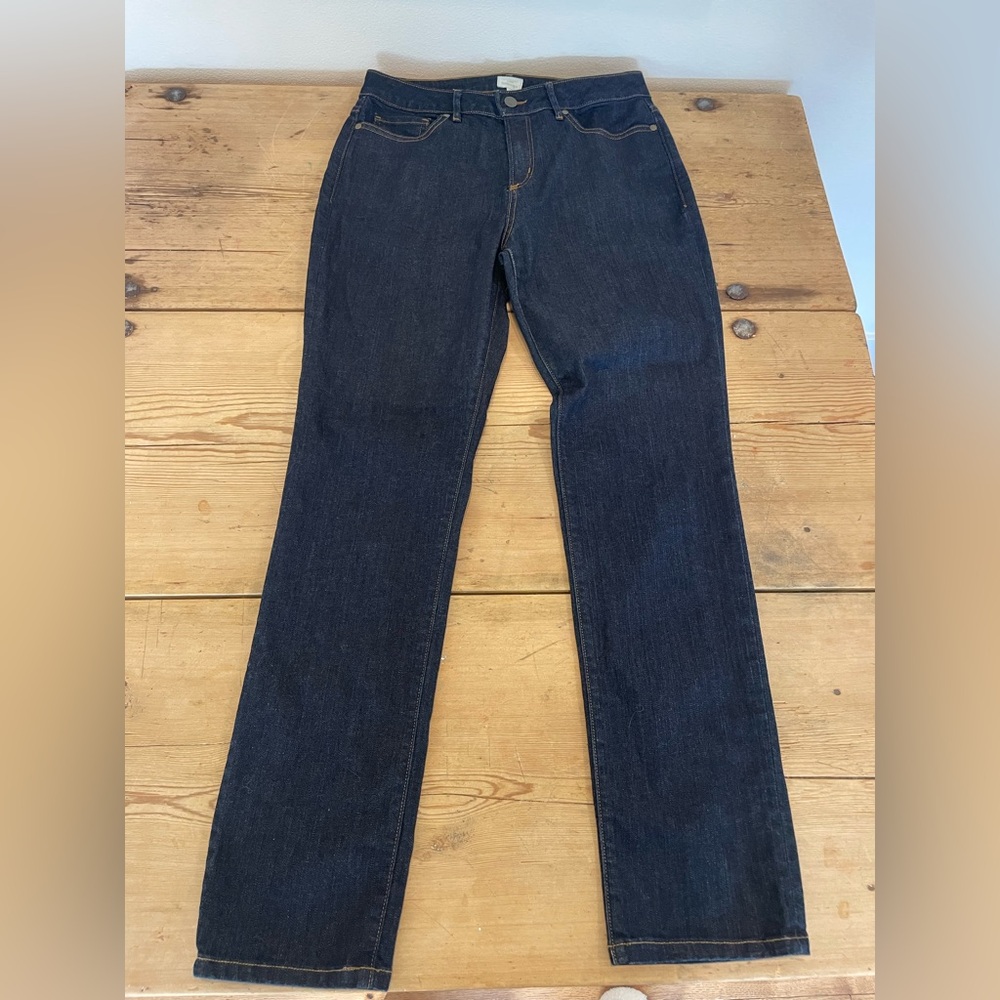 ANN MASHBURN Dark Indigo Straight Leg Jeans